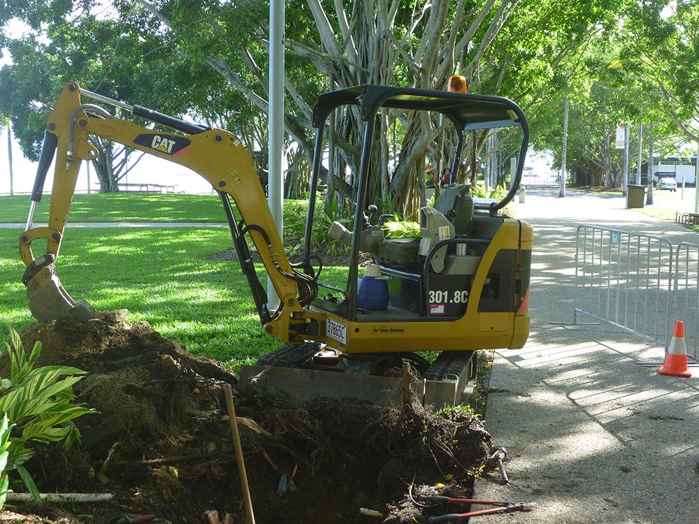 Mini Excavator and Maintenance Cairns