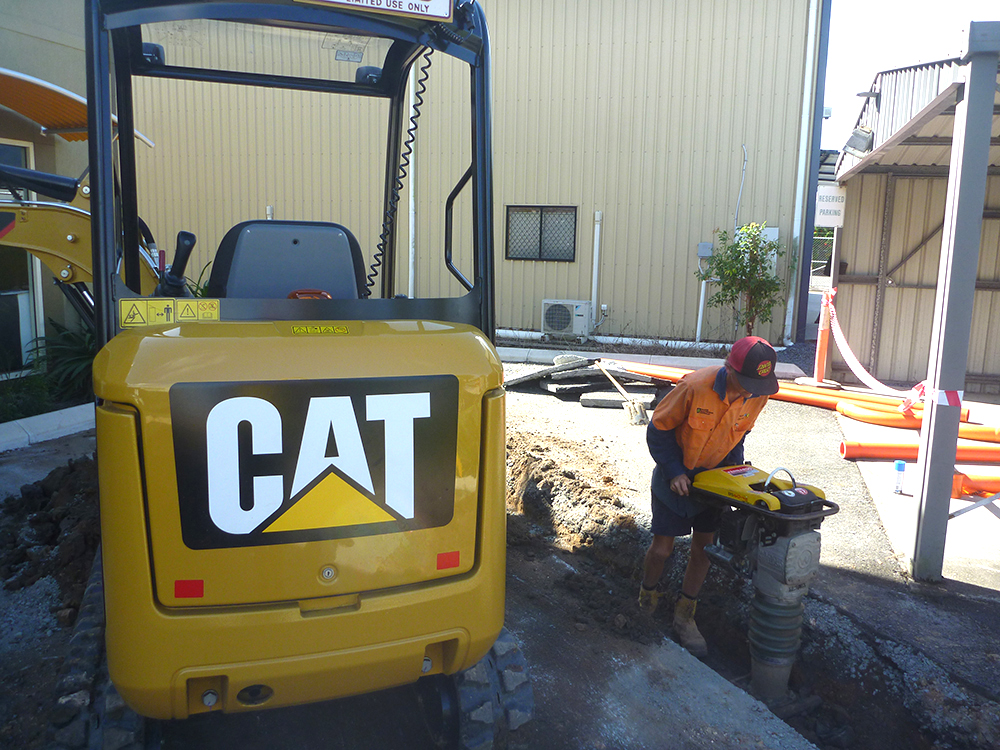 Mini Excavator and Maintenance Cairns